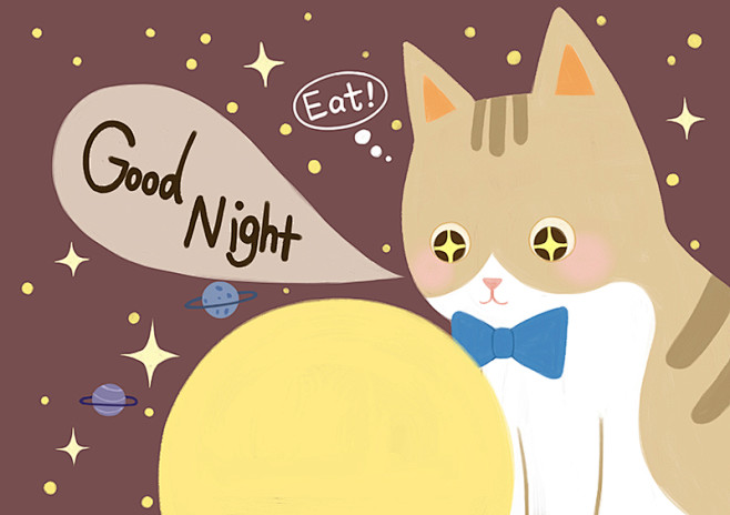 动画插画小七嗜睡该采集也在以下画板加载更多