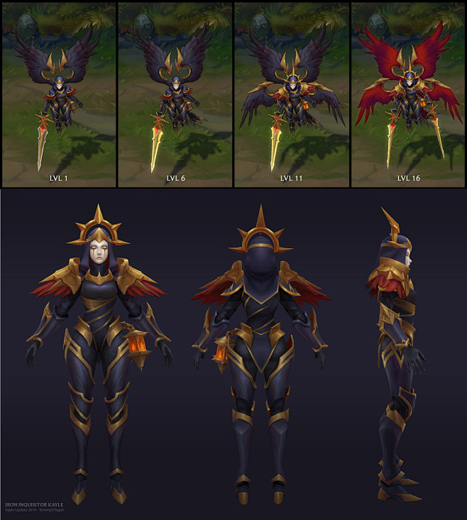 正义天使凯尔钢铁审判官角色设计图