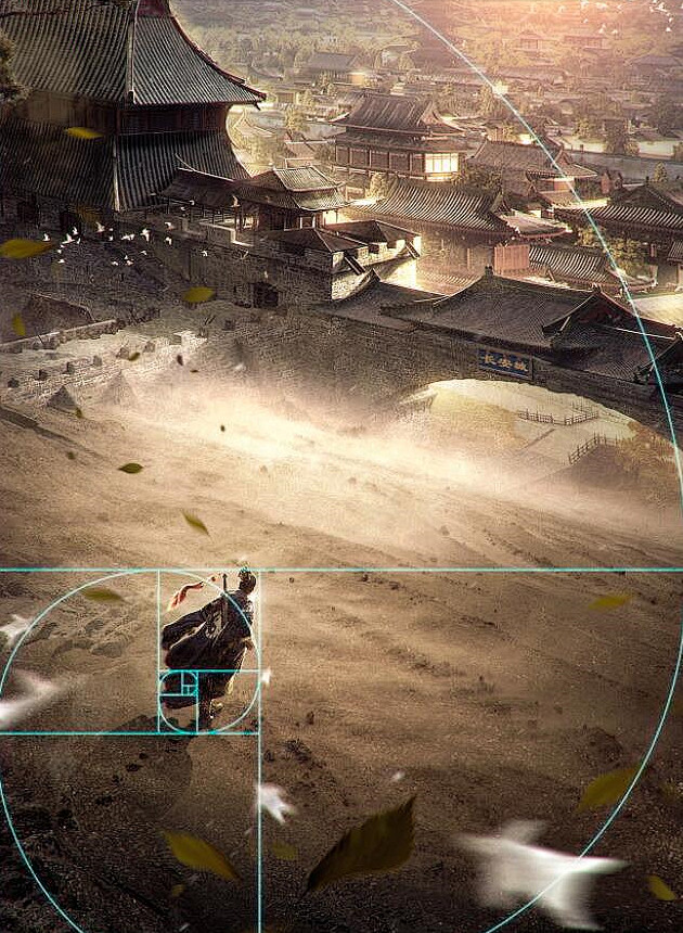 妖出长安 电影海报 黄金分割