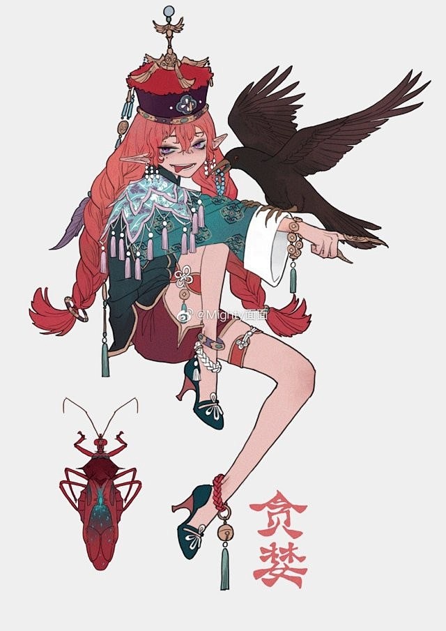 太太画的七宗罪系列人物漫画形象,爱了爱了!…