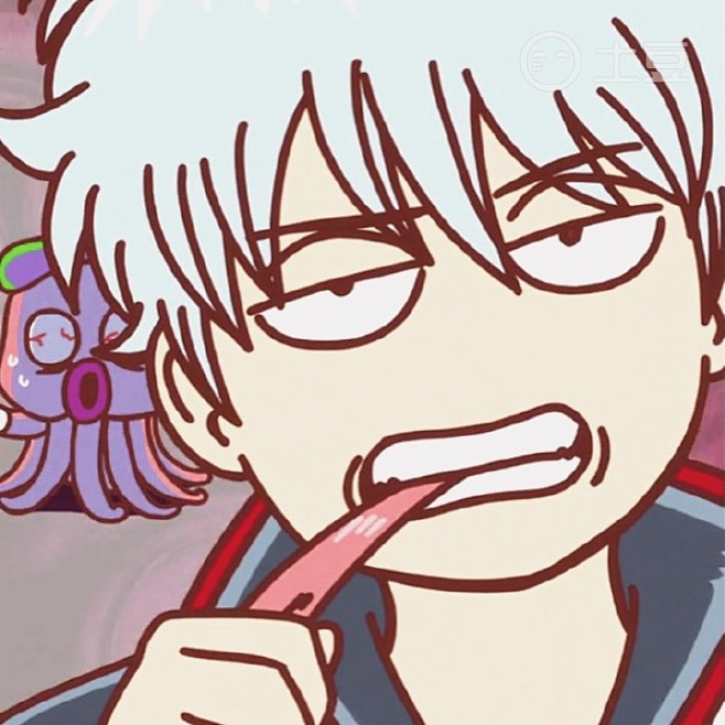 银魂坂田银时哎呀阿银太萌太萌了截取了几个头像分享