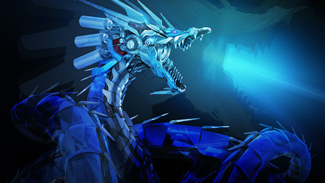 青龙,机器龙——@泠鸢yousa