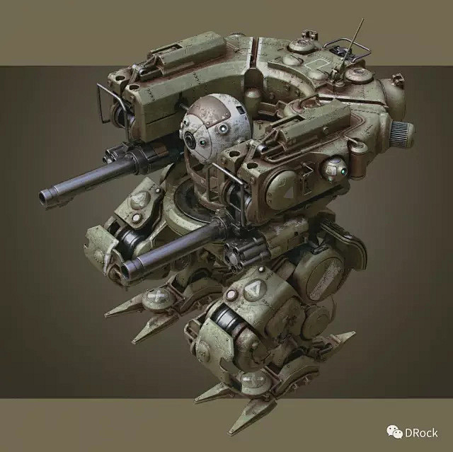 新科幻主题机械臂机器人和武器装置10年经验的瑞典3d艺术家torfrick