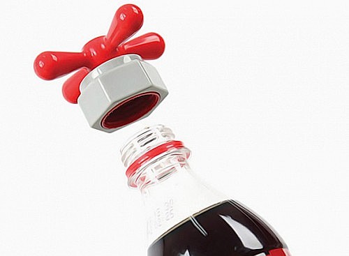 Sodavalve容易拧瓶盖的创意设计