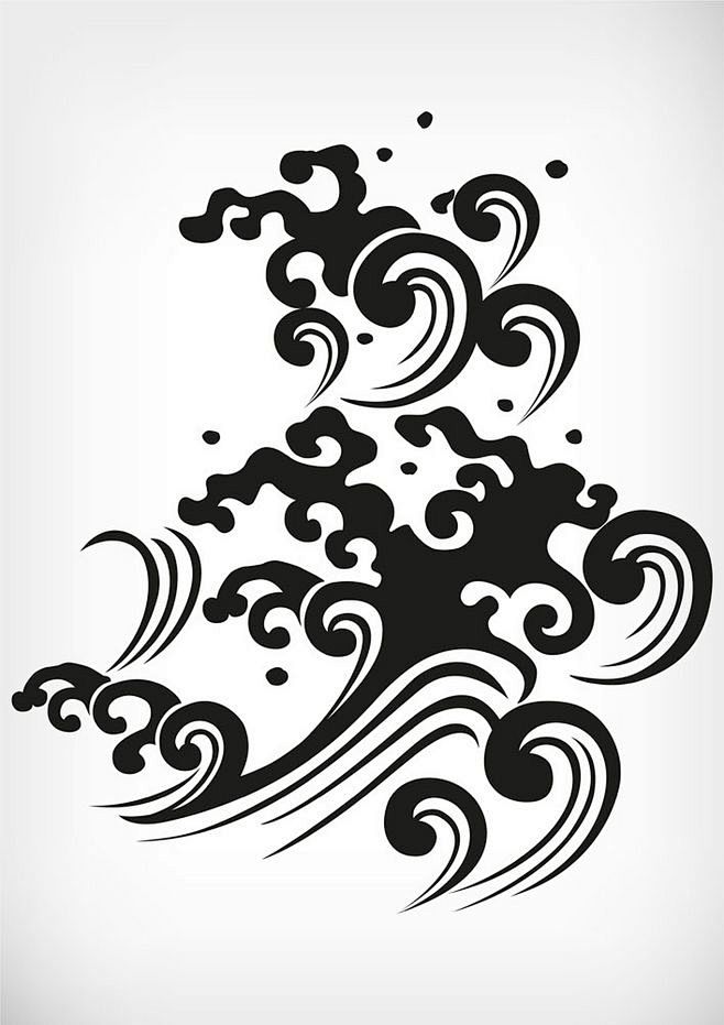 矢量浪花图片北坤人素材