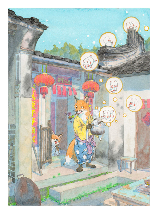 刃为^羽双串、采集到插画?画
