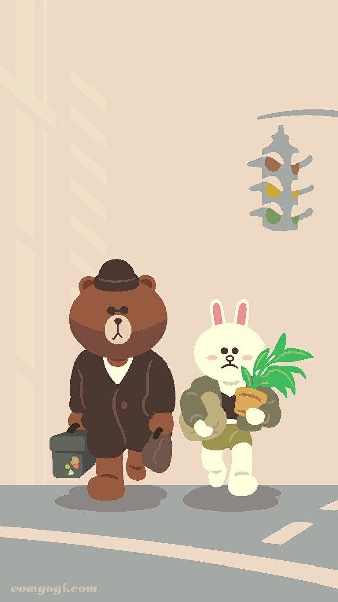 04line friends fan art : 9537550935 532357小插画