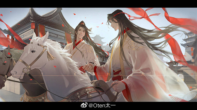 魔道祖师忘羡原耽小说同人图源微博oten太一