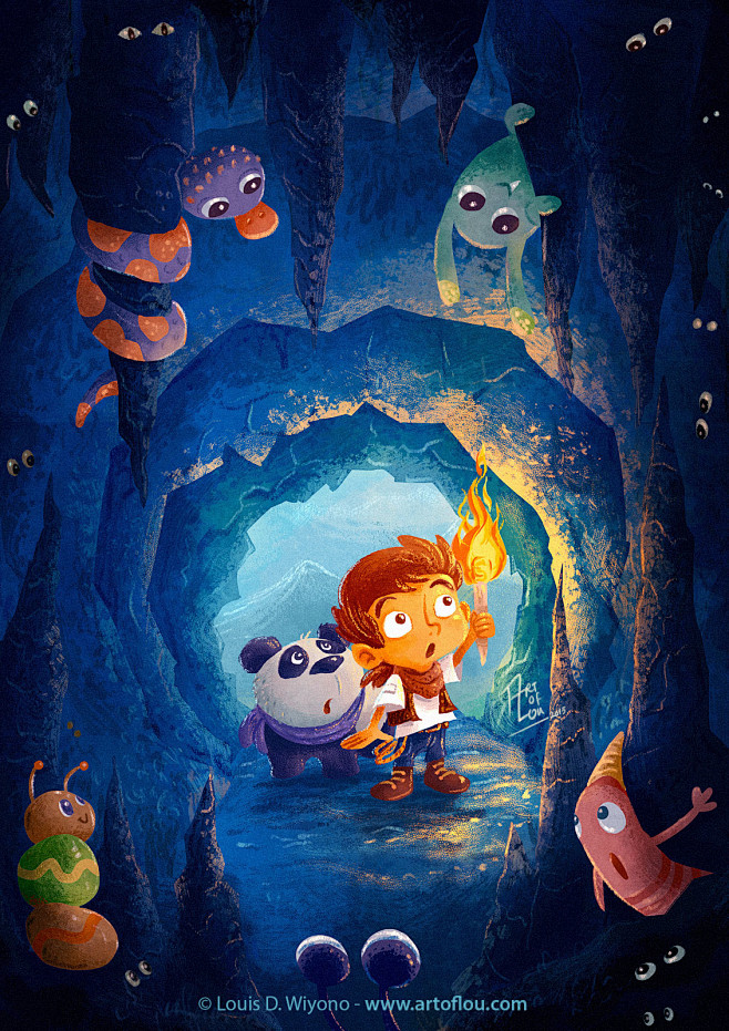 monstercaveapersonalillustrationprojectmainlytoexplorenew