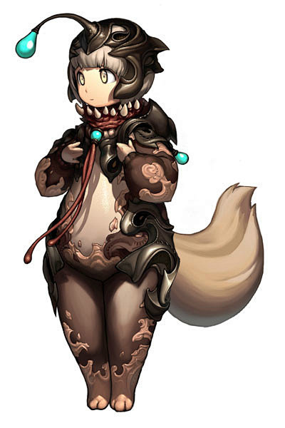 剑灵cbt3灵族服装原画5