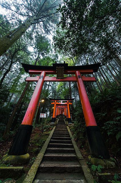 日本建筑丨鸟居一种类似于中国牌坊的日式建筑常设于通向神社的大道上