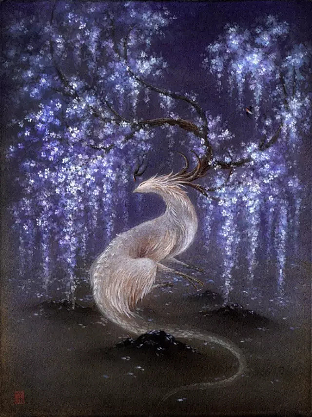 美术鉴赏画师杉泽用他的插画重新诠释山海经你现在画的是什么鬼