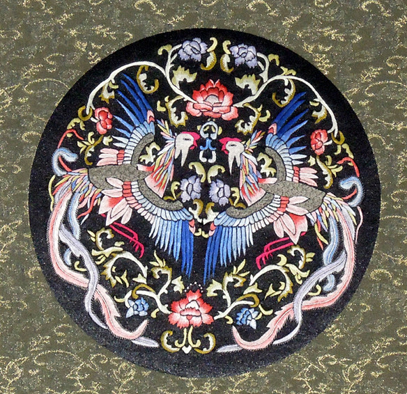 刚柔之绣中国传统吉祥团花刺绣纹样欣赏