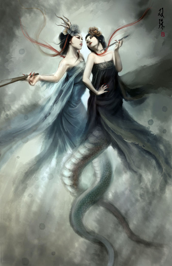 蛇女妖娆-花瓣网|陪你做生活的设计师 | 蛇女