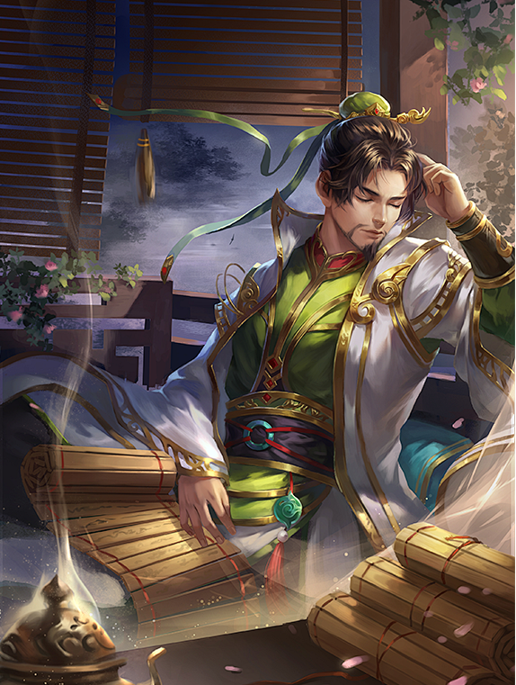 廊下闲适*SP步骘【三国杀皮肤吧】_百度贴吧