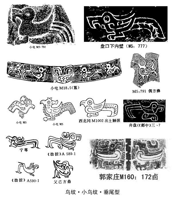 青铜器纹饰现实动物纹鸟纹