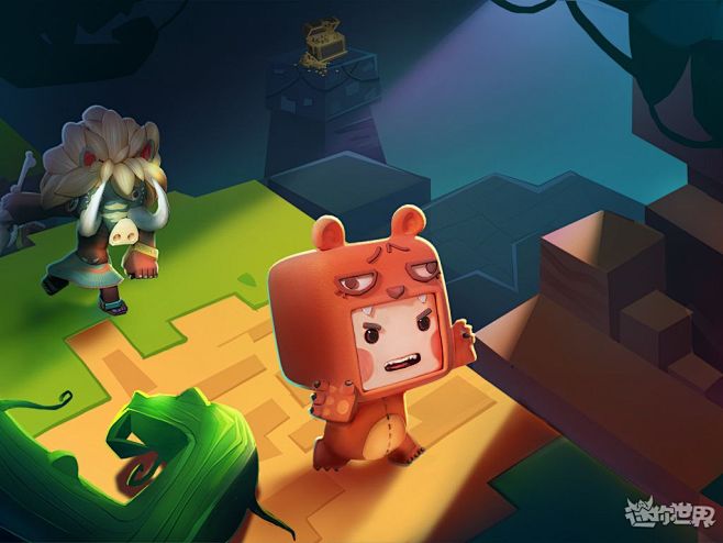 迷你世界最新壁纸来了熊孩子与野人迷你世界手游迷你世界官方网站