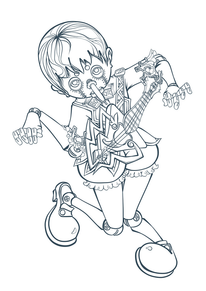 cronopio的插画木偶