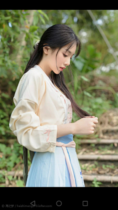 陆墨清采集到人像(汉服古装)