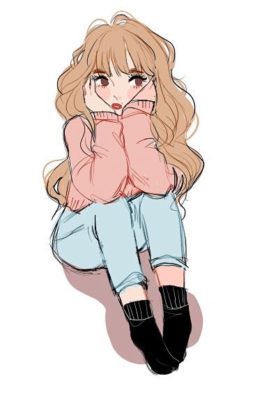 牛牛2015从冬眠zzzz转采于2020-06-22 11:49:59蹲坐卷发女生参考动漫