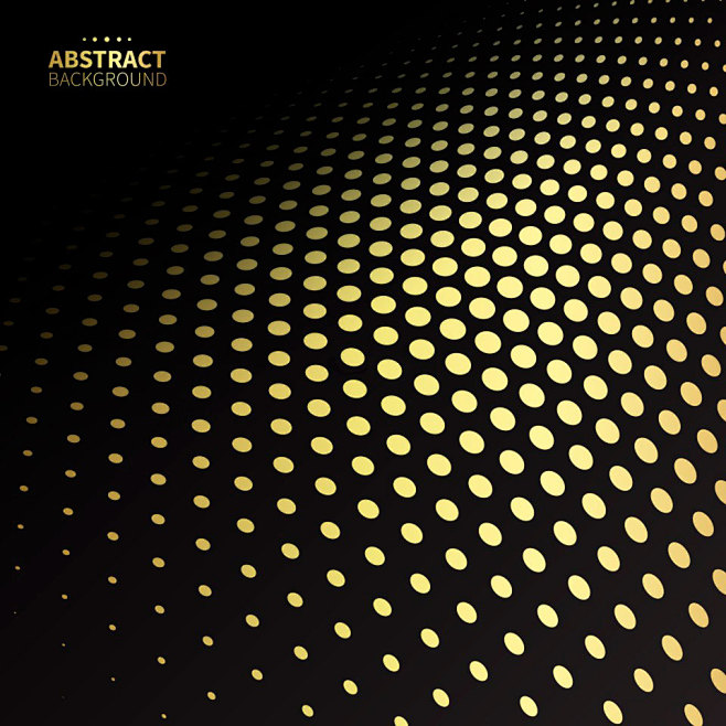 20款金色奢华圆点几何阵列背景eps矢量素材17