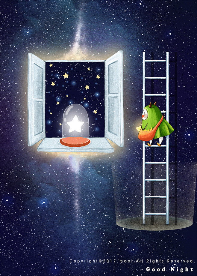 繁星之城 | 猫矮-Maoi - 原创作品 - 涂鸦王国