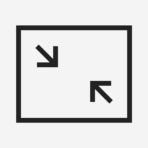 最小化折叠隐藏图标88icon