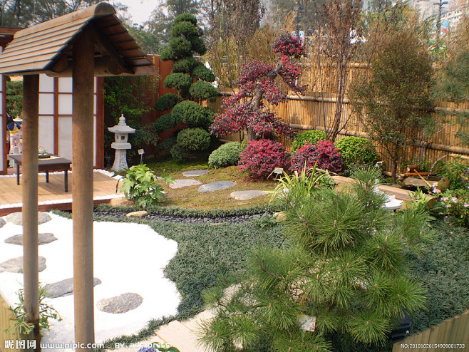 雪月舞妖娆从峰子灬转采于2018-04-21 15:51:43日式花园植物小景雪月