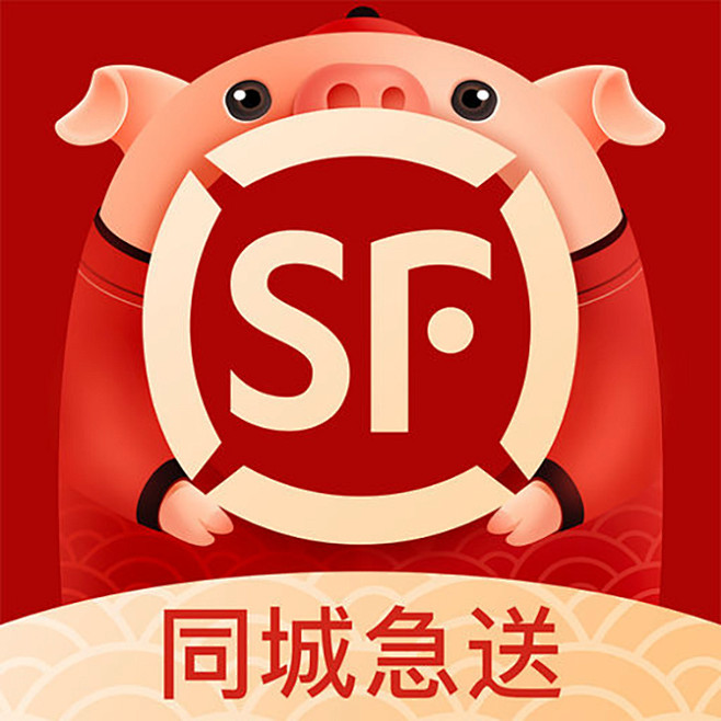 顺丰同城急送2019春节图标applogoicon