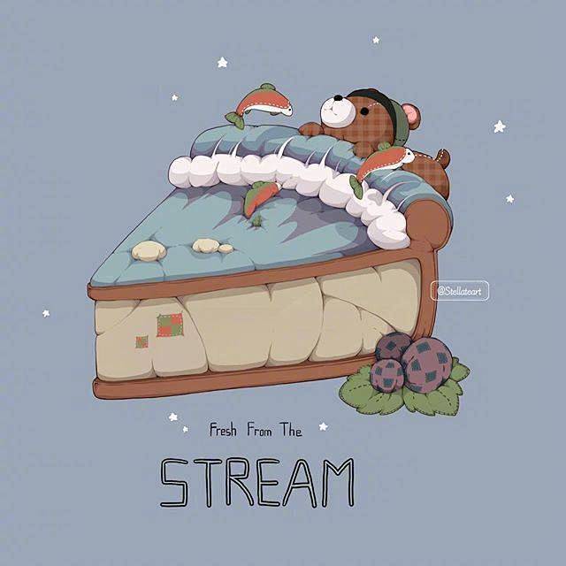 stellateart一组创意感十足的插画设计