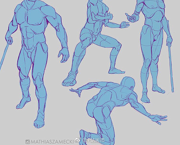 人体躯干绘制方法inshowtoartist板绘菌67676767