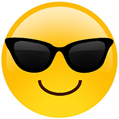 眼镜的小表情emoji图片