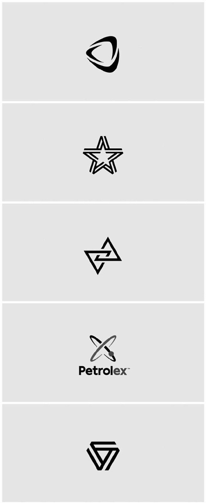 设计视角一组几何形状的创意logo设计设计秀67676767