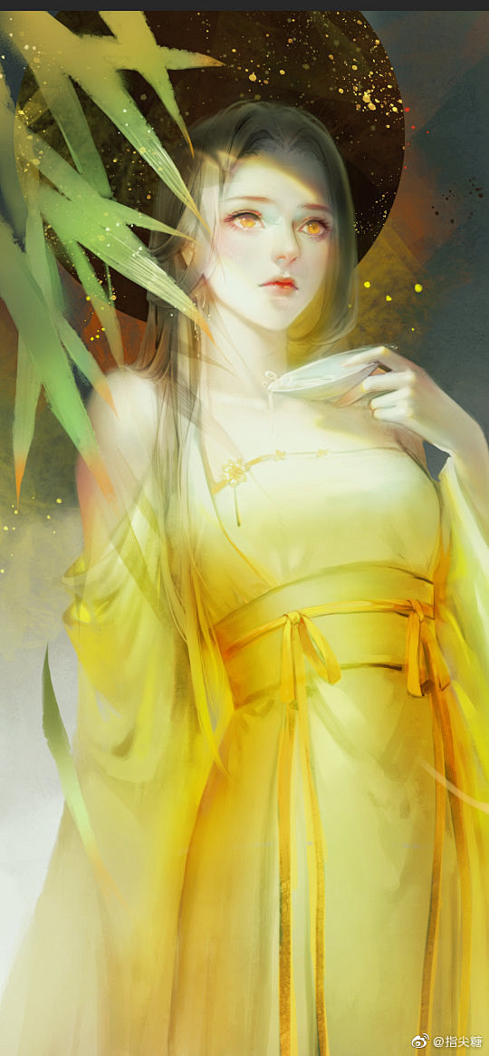 美人 〕作者 指尖糖插画-美宣别人的图该采集也在以下画板加载更多