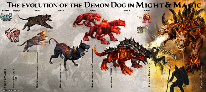 洛克王国炎魔地狱犬图片