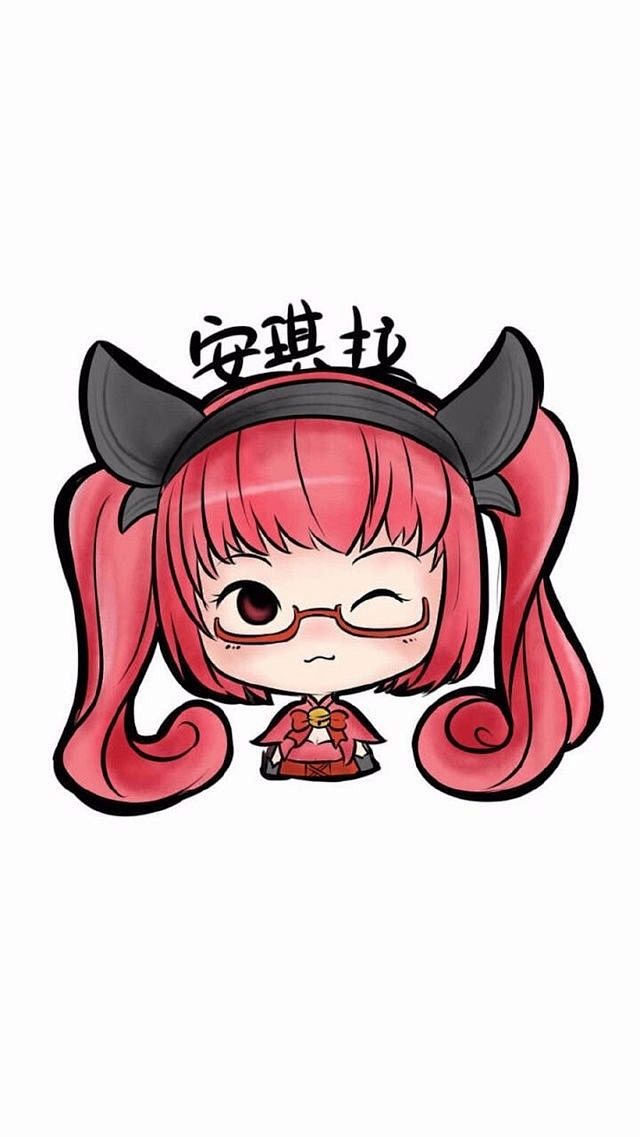 q版王者荣耀英雄卡通头像壁纸安琪拉