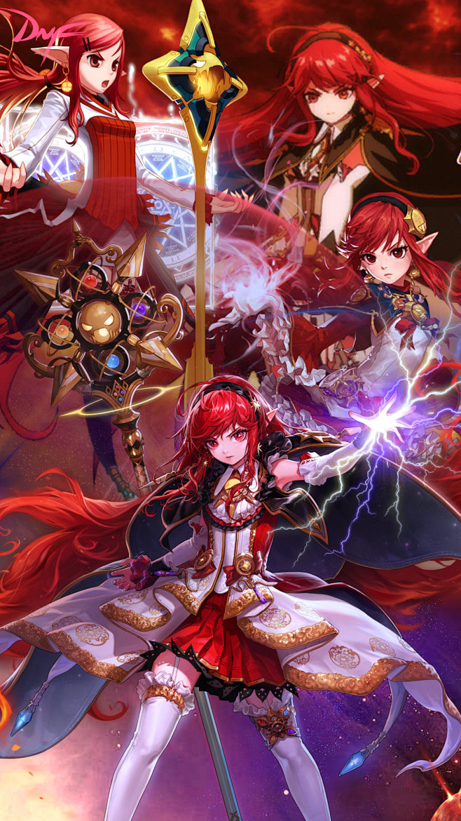 地下城与勇士dnf女魔法师