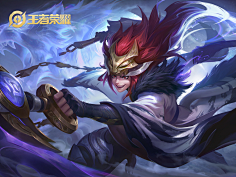 白_夜采集到王者荣耀人设壁纸