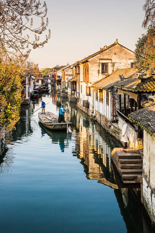 画意水乡苏州昆山市周庄