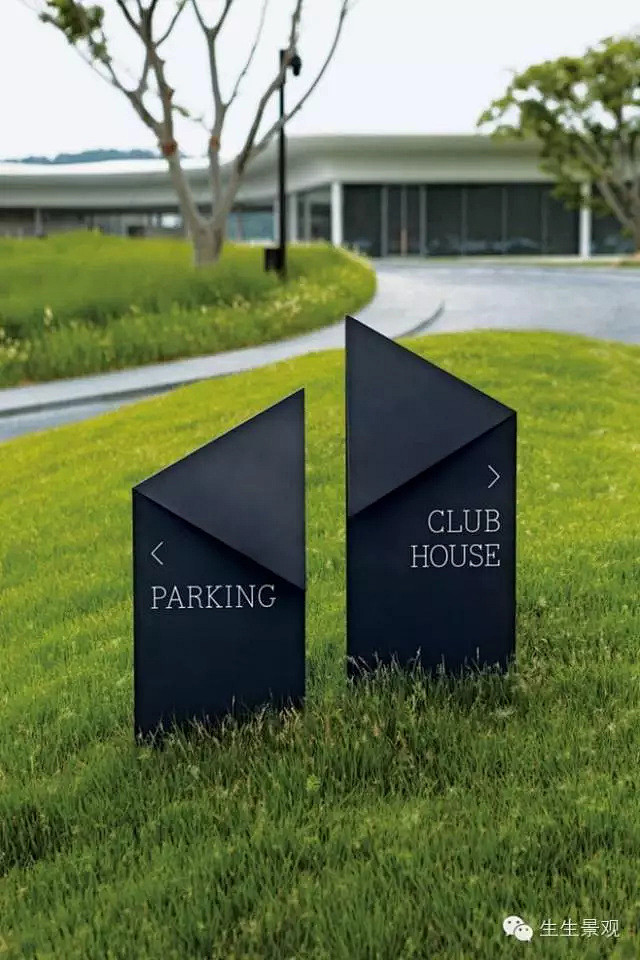 如此漂亮的导视牌设计棒棒哒