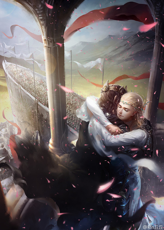 魔戒al阿拉贡x莱戈拉斯白城婚礼