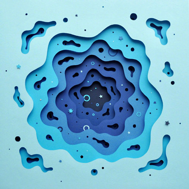 层次感纸艺作品欣赏 by- Owen Gildersleeve #焕