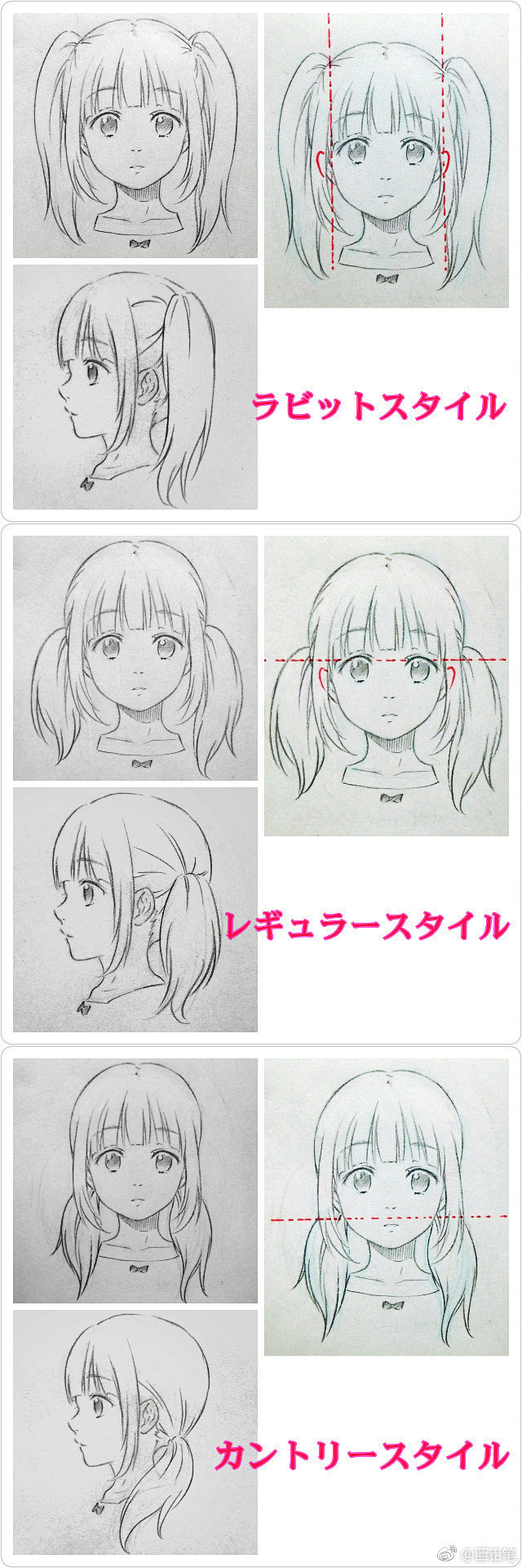 头发的质感怎么表现，妹子的卷发又怎么画#漫画教程##手绘漫画# #绘画素材# 