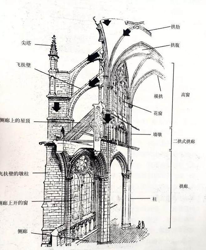 圣彼得大教堂结构图图片