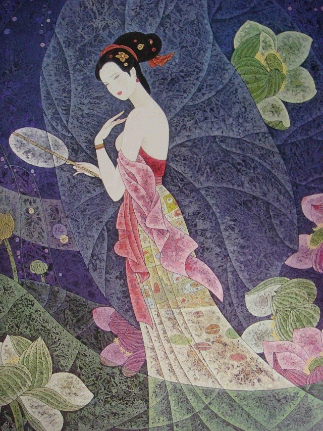 古典手绘美人图