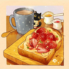 木木语ly采集到食物插画