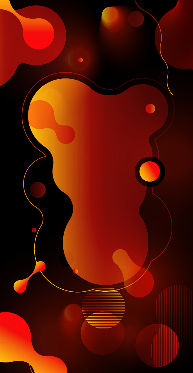 配色-花瓣网|陪你做生活的设计师 | 抽象波浪背景