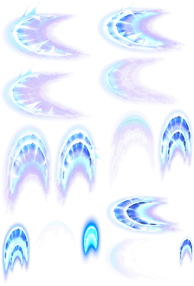 手游技能特效ui光效序列帧游戏美术资源q版png帧动画素材