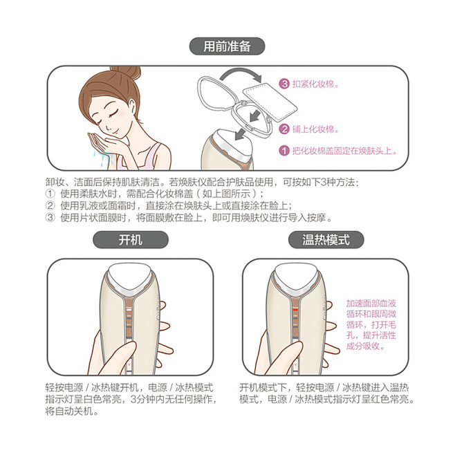 美容仪使用方法