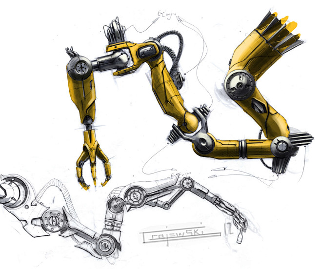 机械手臂动漫科幻图片